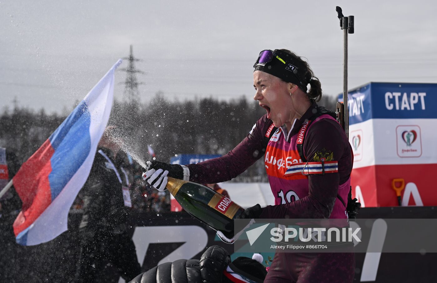 Russia Biathlon Commonwealth Cup Women Mass Start