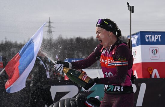 Russia Biathlon Commonwealth Cup Women Mass Start