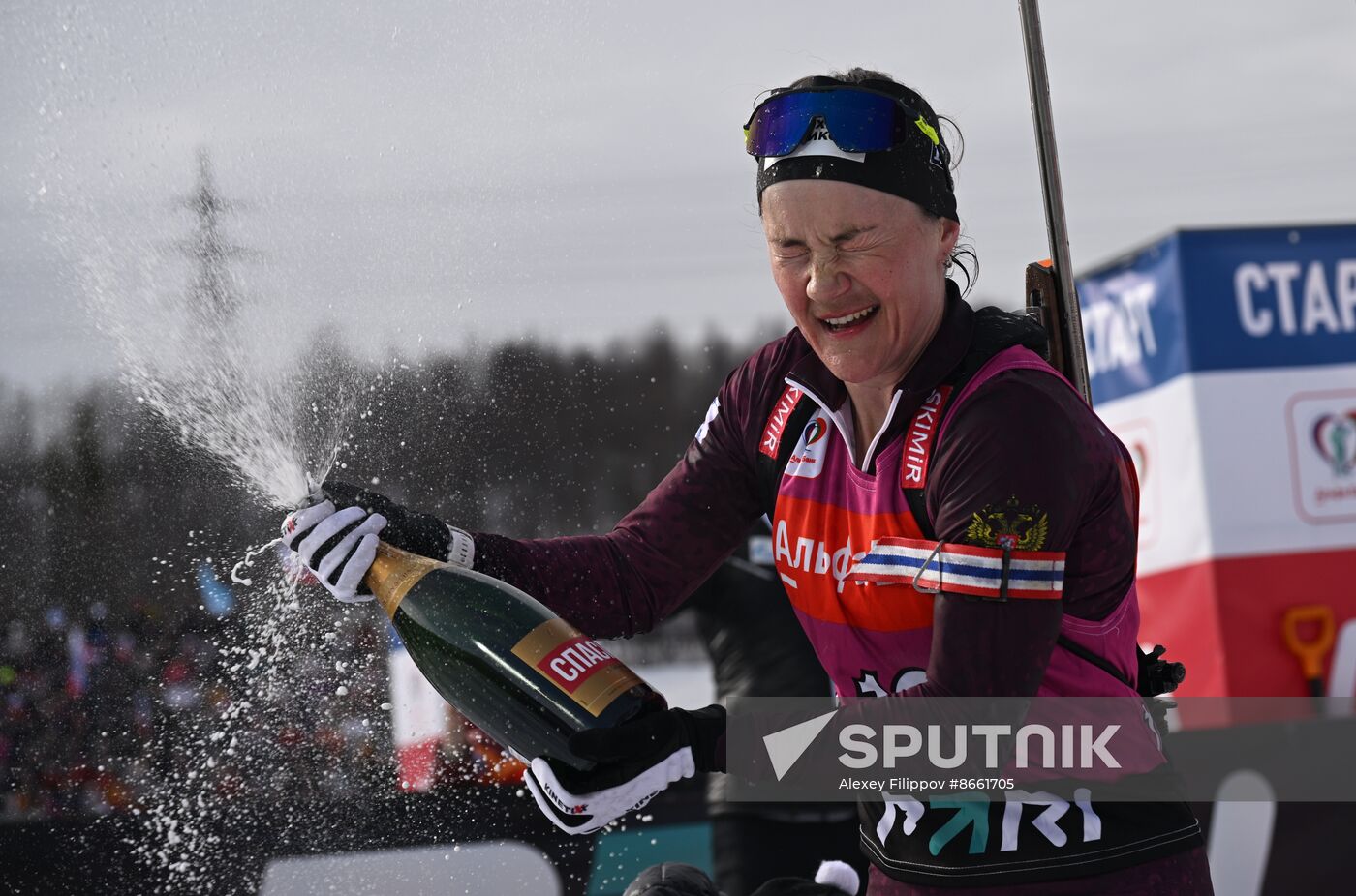 Russia Biathlon Commonwealth Cup Women Mass Start