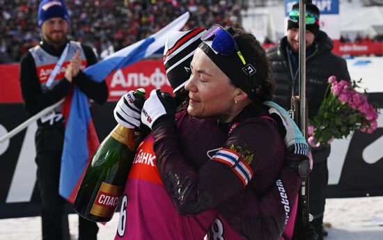 Russia Biathlon Commonwealth Cup Women Mass Start