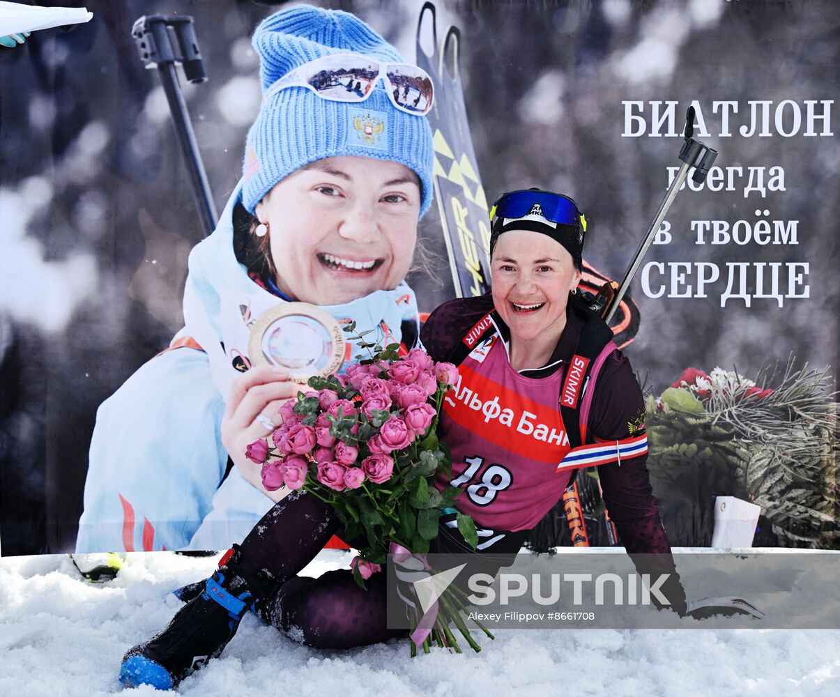 Russia Biathlon Commonwealth Cup Women Mass Start