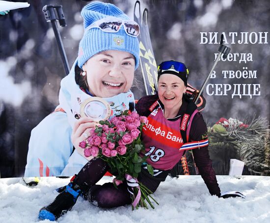 Russia Biathlon Commonwealth Cup Women Mass Start