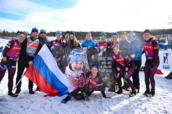 Russia Biathlon Commonwealth Cup Women Mass Start