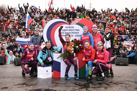 Russia Biathlon Commonwealth Cup Women Mass Start