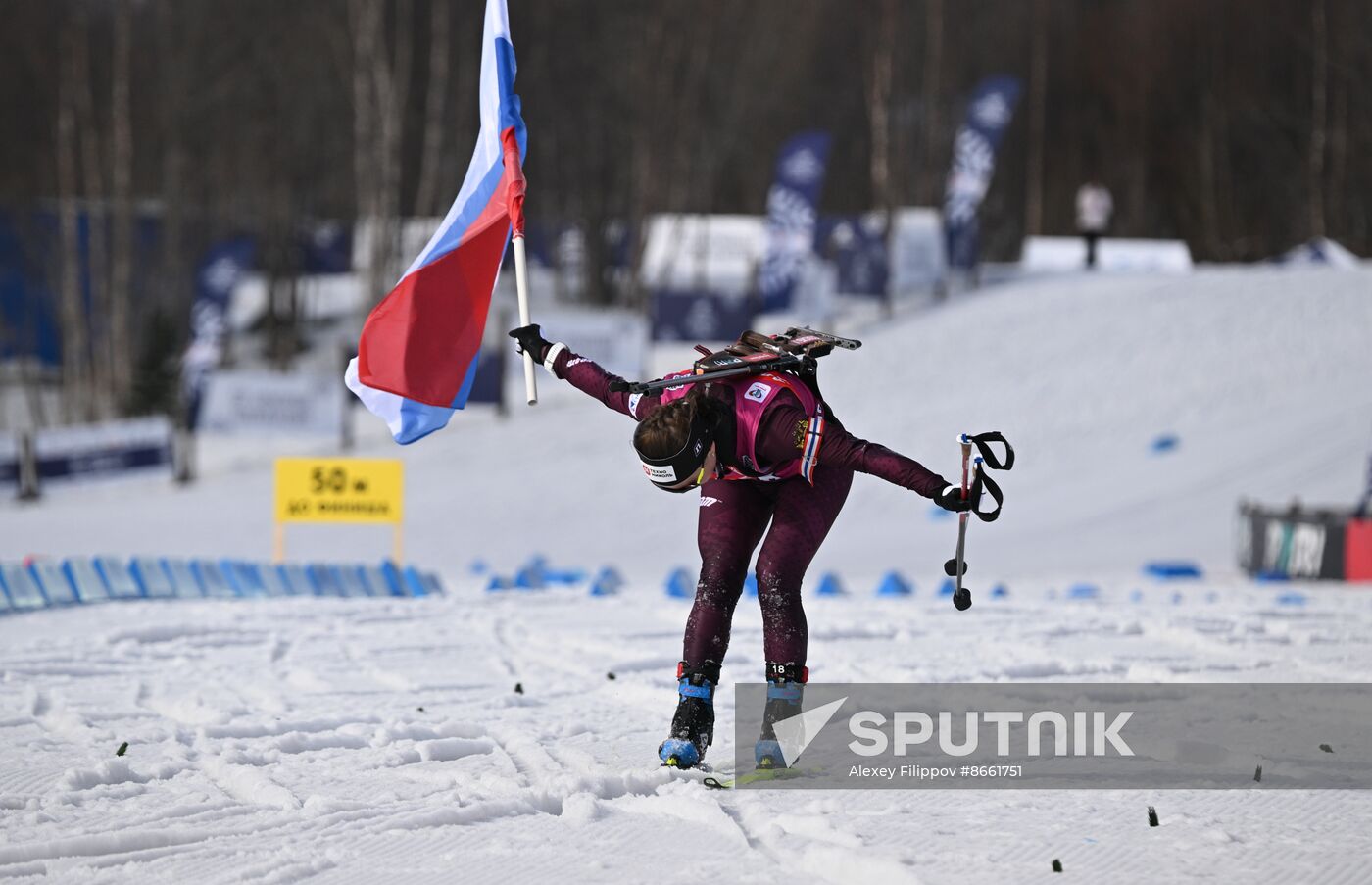 Russia Biathlon Commonwealth Cup Women Mass Start