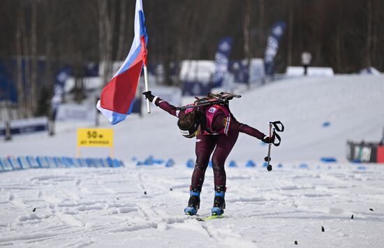 Russia Biathlon Commonwealth Cup Women Mass Start