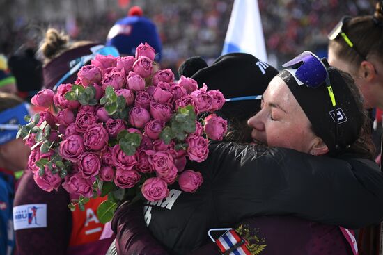 Russia Biathlon Commonwealth Cup Women Mass Start