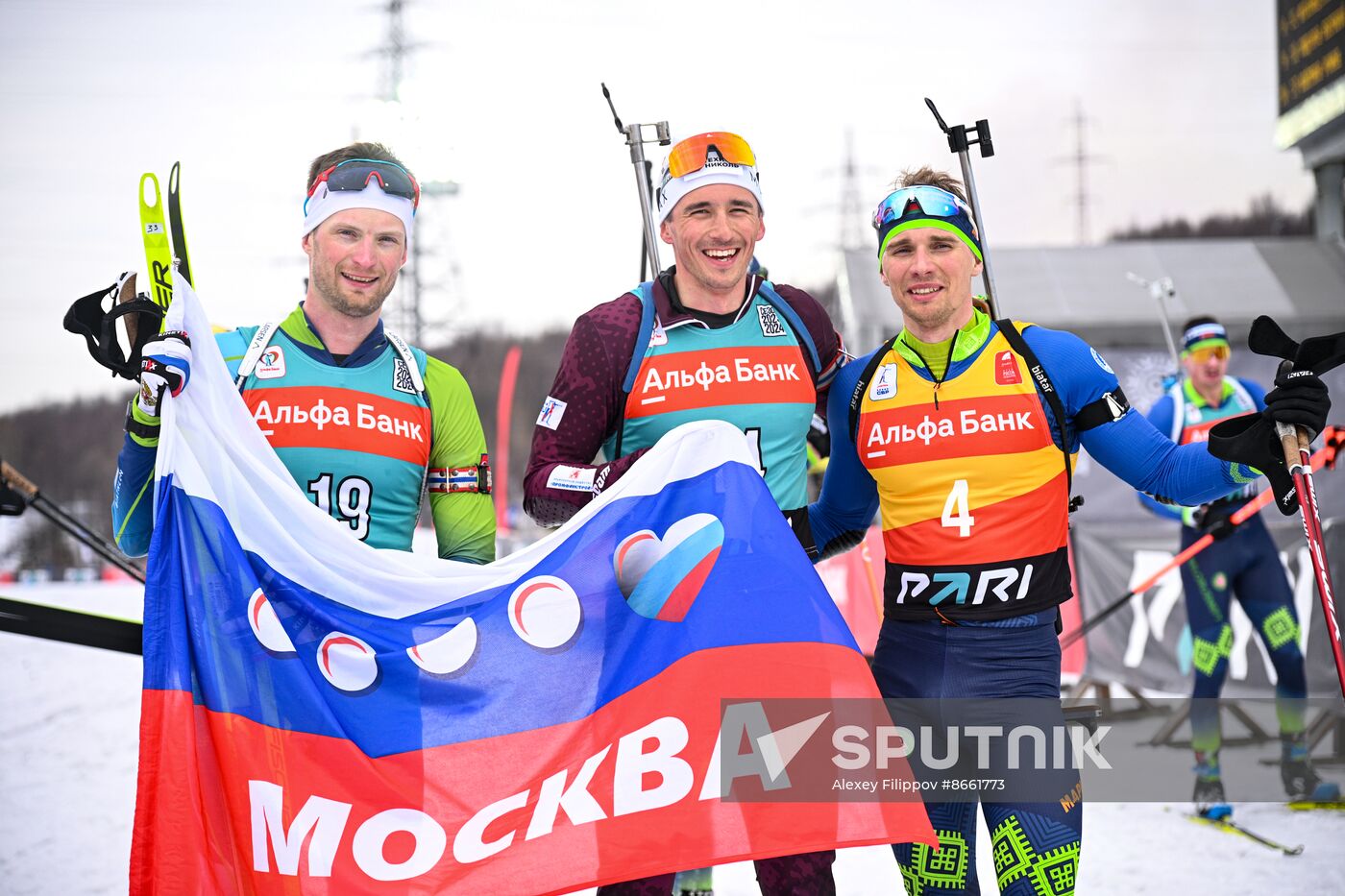 Russia Biathlon Commonwealth Cup Men Mass Start