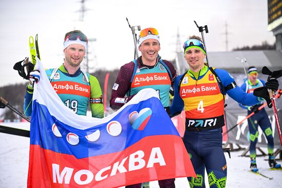 Russia Biathlon Commonwealth Cup Men Mass Start