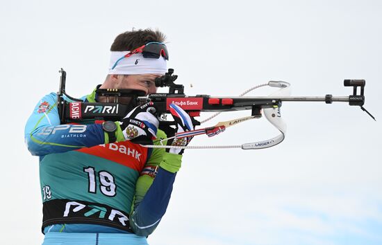 Russia Biathlon Commonwealth Cup Men Mass Start