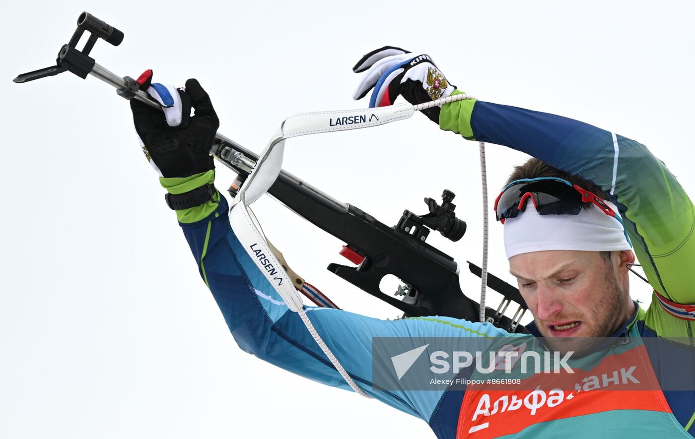 Russia Biathlon Commonwealth Cup Men Mass Start