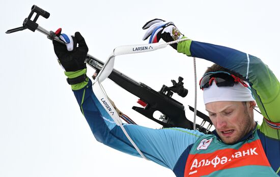 Russia Biathlon Commonwealth Cup Men Mass Start