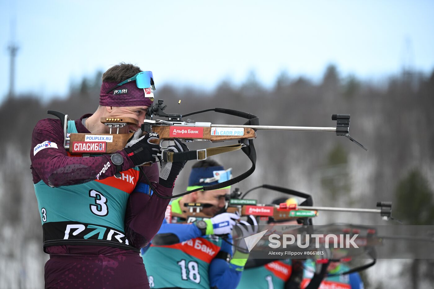 Russia Biathlon Commonwealth Cup Men Mass Start