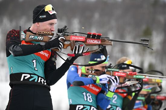 Russia Biathlon Commonwealth Cup Men Mass Start