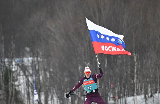 Russia Biathlon Commonwealth Cup Men Mass Start