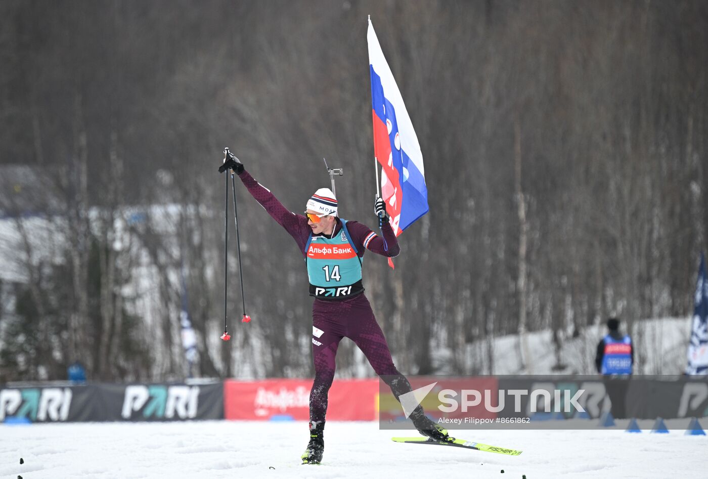 Russia Biathlon Commonwealth Cup Men Mass Start