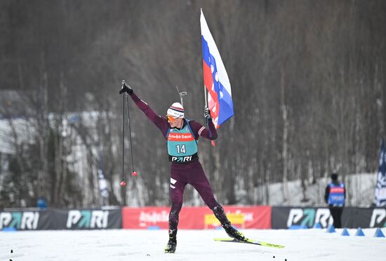 Russia Biathlon Commonwealth Cup Men Mass Start