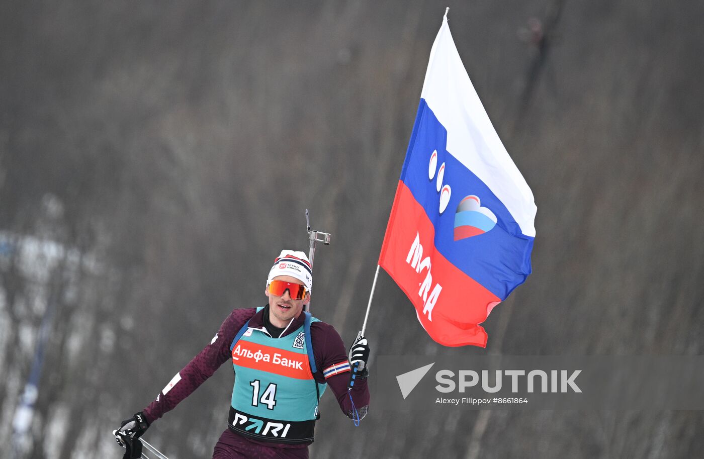 Russia Biathlon Commonwealth Cup Men Mass Start