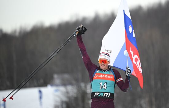 Russia Biathlon Commonwealth Cup Men Mass Start