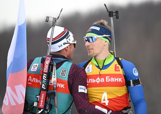 Russia Biathlon Commonwealth Cup Men Mass Start