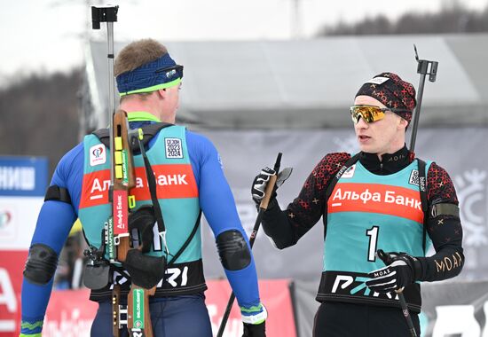 Russia Biathlon Commonwealth Cup Men Mass Start