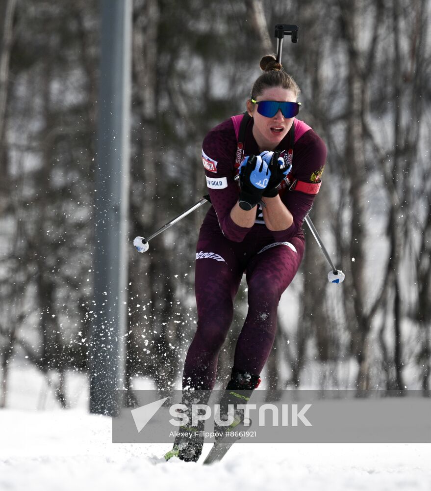 Russia Biathlon Commonwealth Cup Women Mass Start