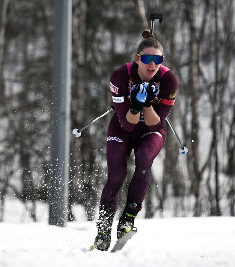 Russia Biathlon Commonwealth Cup Women Mass Start