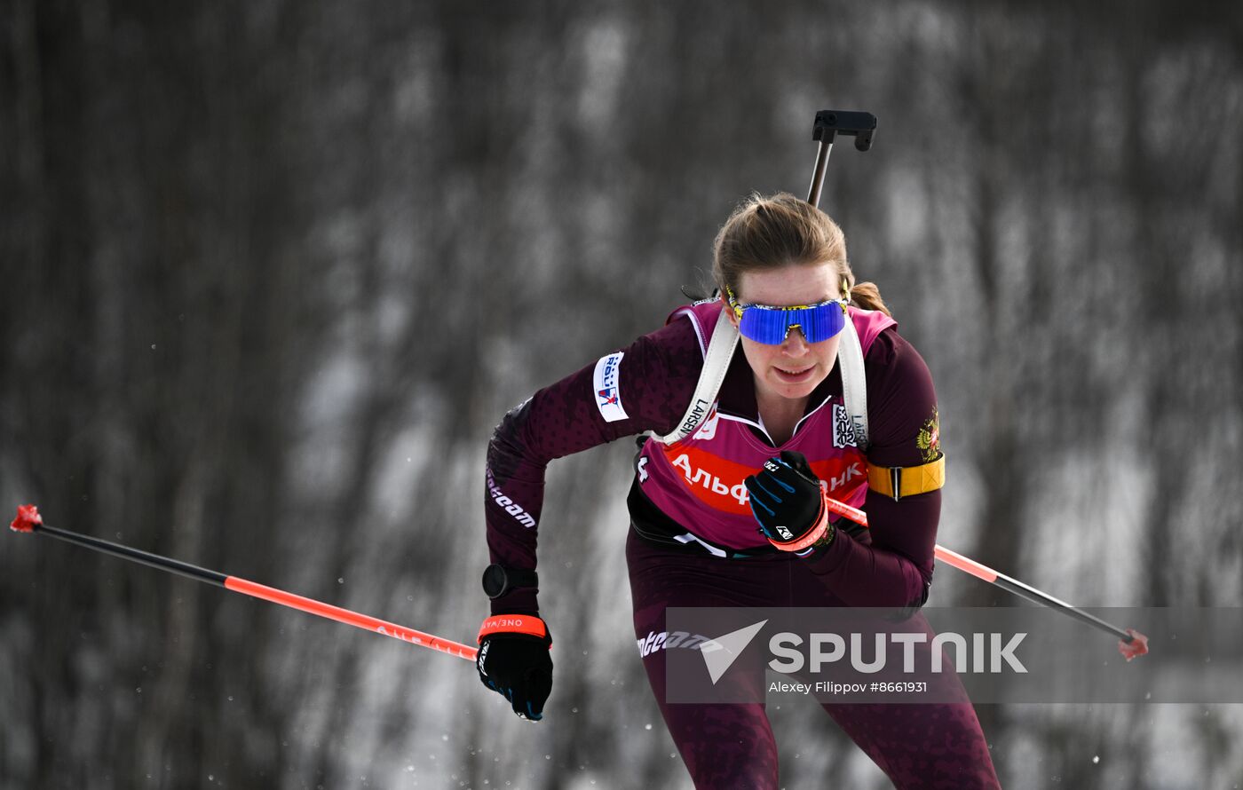 Russia Biathlon Commonwealth Cup Women Mass Start