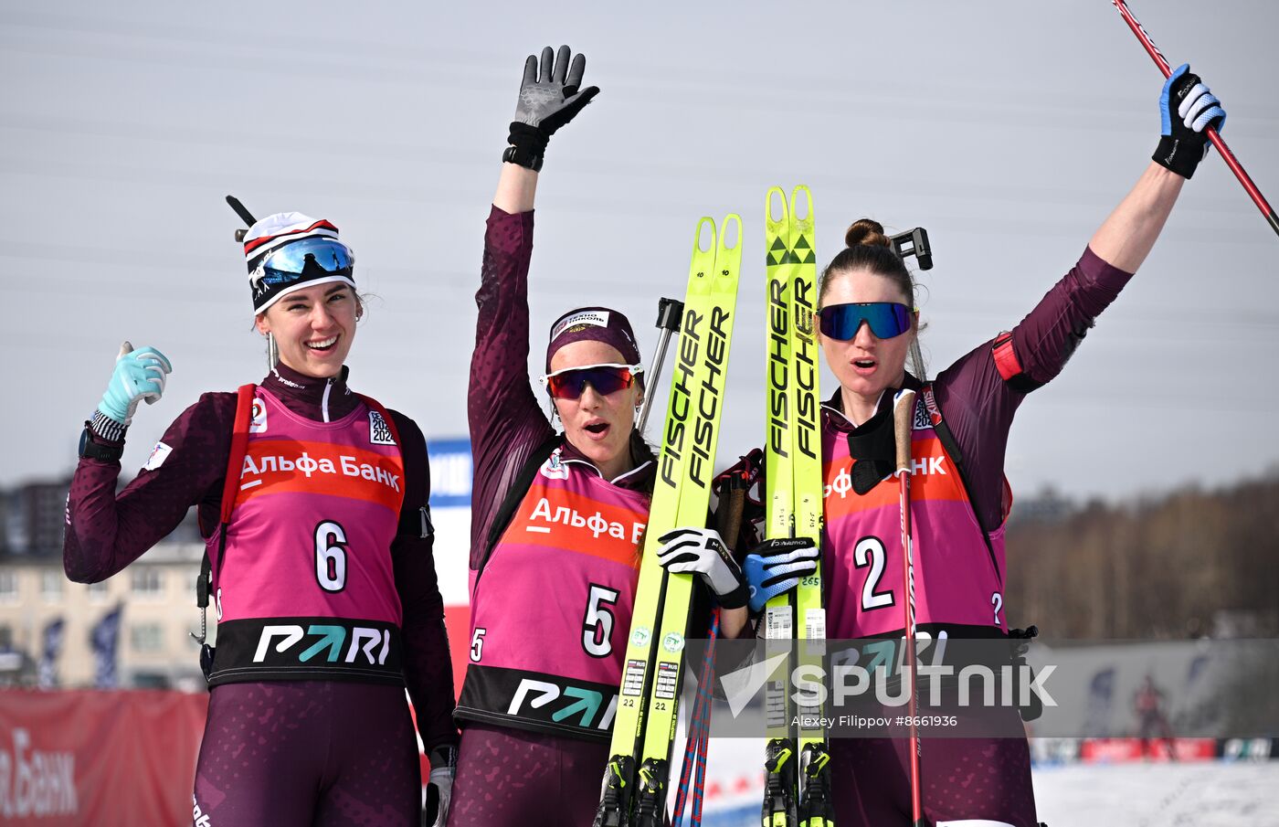 Russia Biathlon Commonwealth Cup Women Mass Start