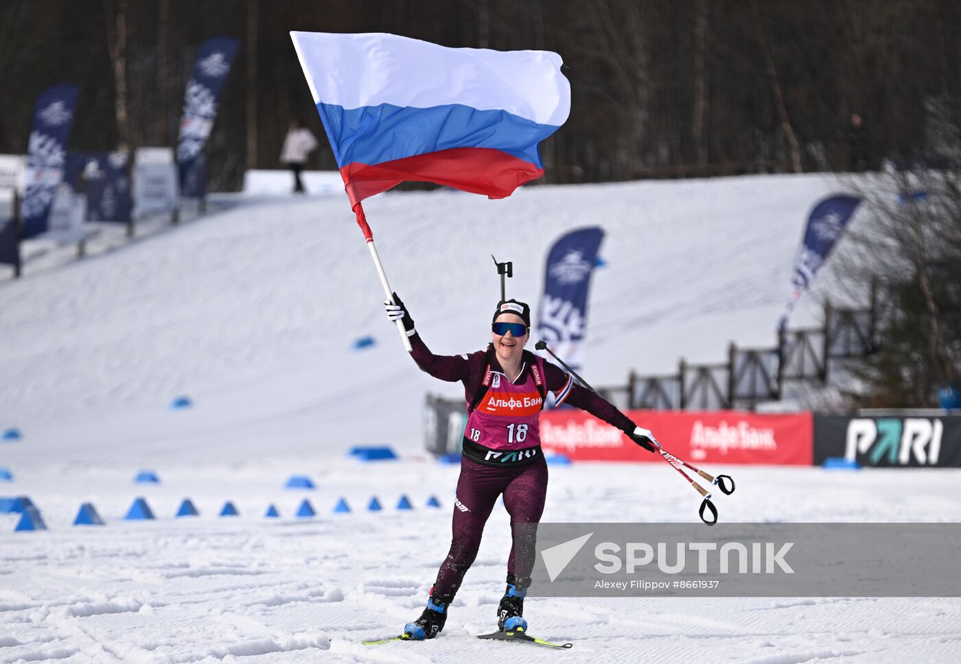 Russia Biathlon Commonwealth Cup Women Mass Start