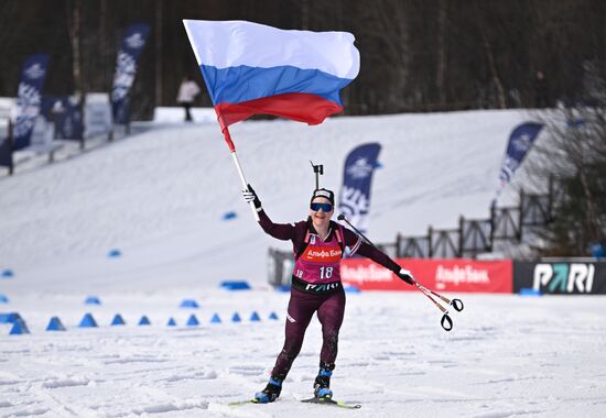 Russia Biathlon Commonwealth Cup Women Mass Start