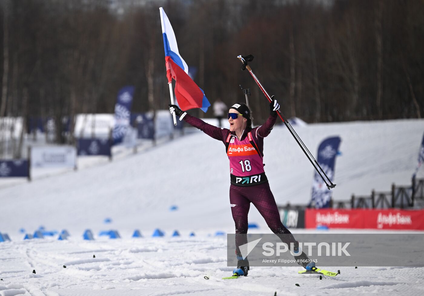 Russia Biathlon Commonwealth Cup Women Mass Start