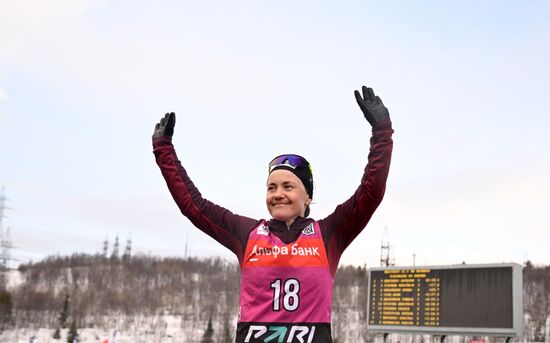 Russia Biathlon Commonwealth Cup Women Mass Start