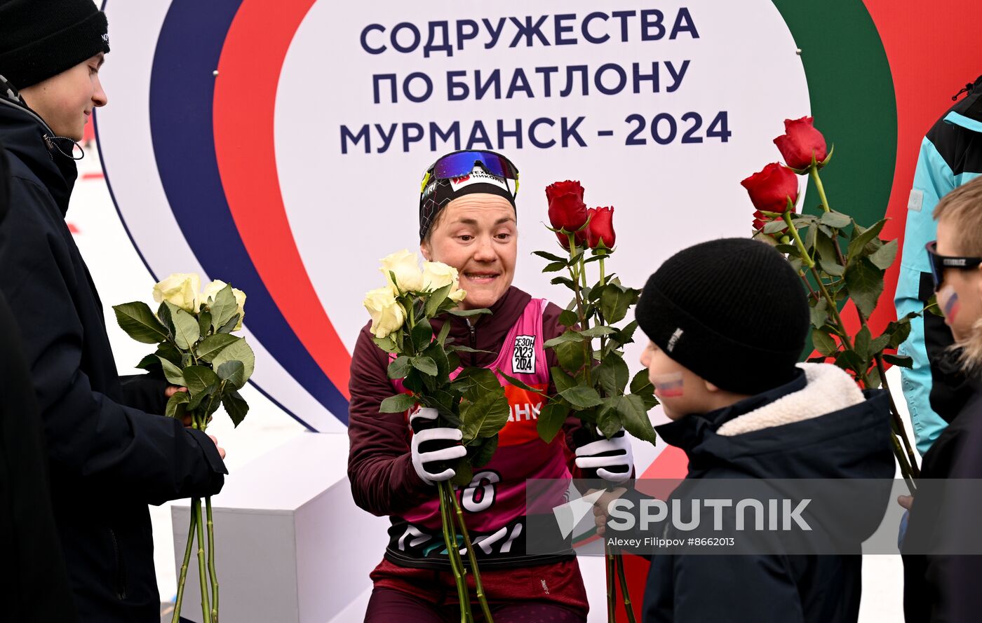 Russia Biathlon Commonwealth Cup Women Mass Start