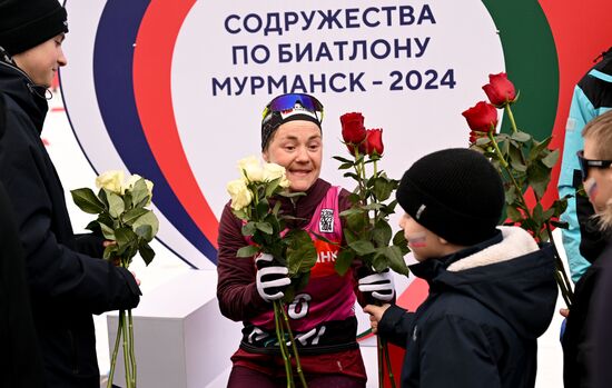 Russia Biathlon Commonwealth Cup Women Mass Start