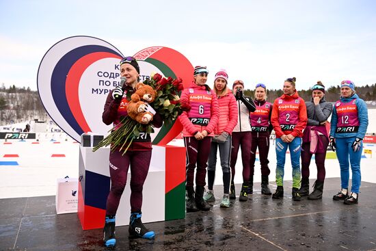 Russia Biathlon Commonwealth Cup Women Mass Start