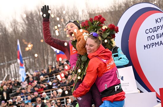 Russia Biathlon Commonwealth Cup Women Mass Start