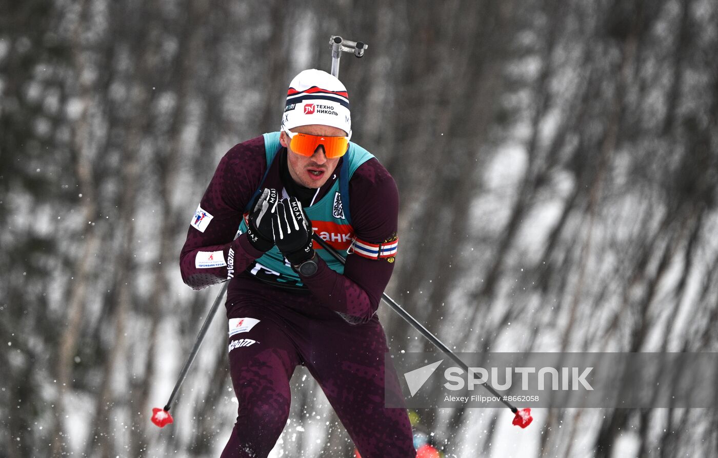 Russia Biathlon Commonwealth Cup Men Mass Start