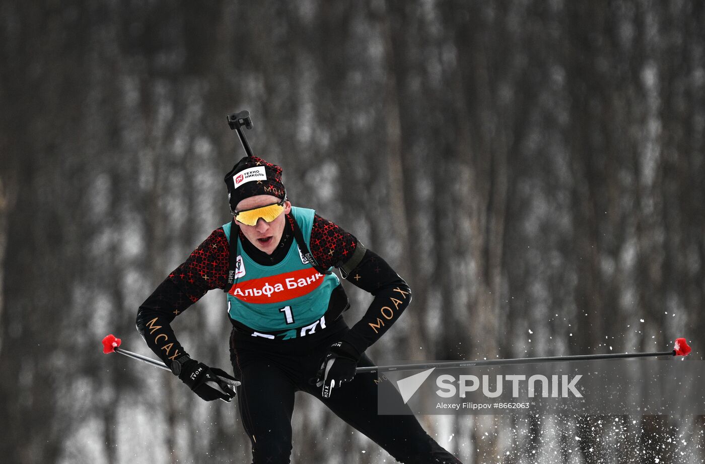 Russia Biathlon Commonwealth Cup Men Mass Start