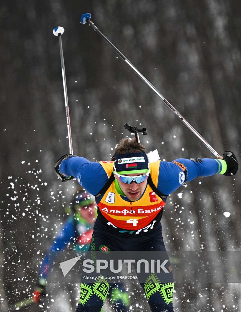 Russia Biathlon Commonwealth Cup Men Mass Start