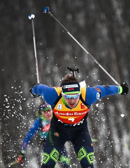 Russia Biathlon Commonwealth Cup Men Mass Start