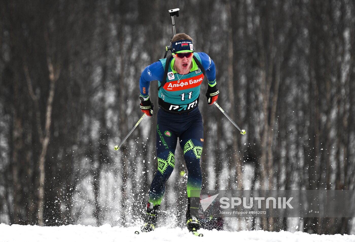 Russia Biathlon Commonwealth Cup Men Mass Start