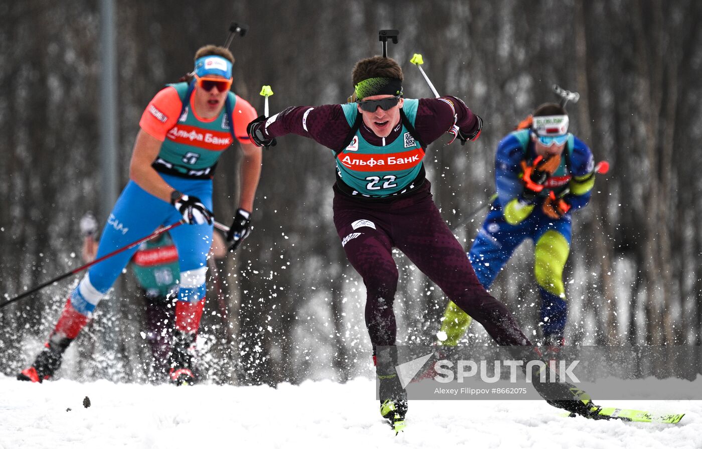 Russia Biathlon Commonwealth Cup Men Mass Start