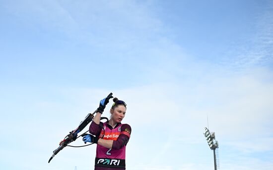 Russia Biathlon Commonwealth Cup Women Mass Start