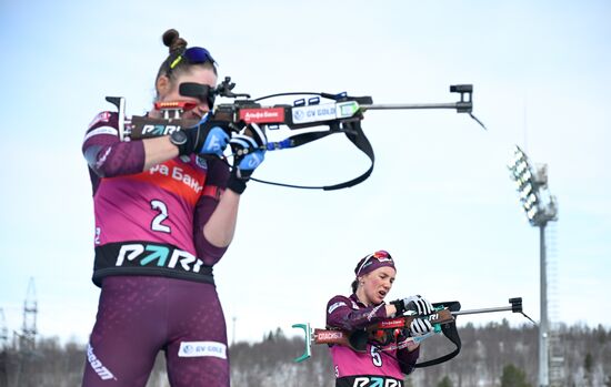 Russia Biathlon Commonwealth Cup Women Mass Start
