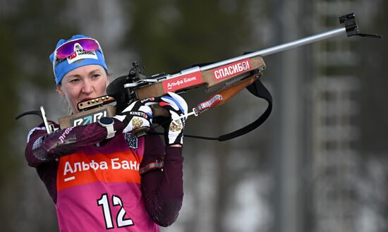 Russia Biathlon Commonwealth Cup Women Mass Start