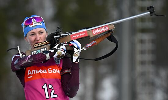 Russia Biathlon Commonwealth Cup Women Mass Start