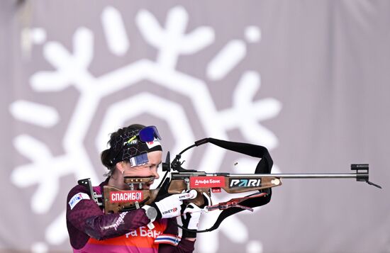 Russia Biathlon Commonwealth Cup Women Mass Start