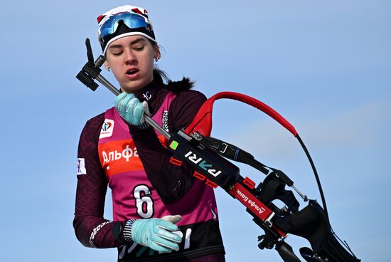 Russia Biathlon Commonwealth Cup Women Mass Start