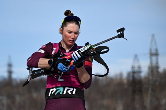 Russia Biathlon Commonwealth Cup Women Mass Start